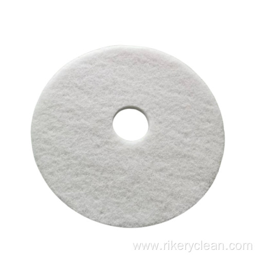 White Super Polish Floor Pad for Scrubber Machine